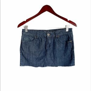 Zoo York Dark Denim Mini Skirt Size 7